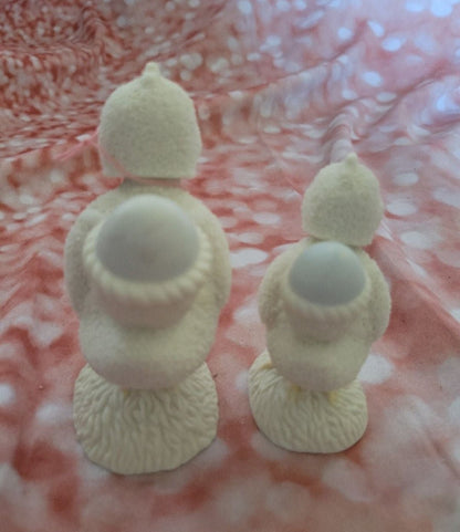Dept 56 Two Chick Easter 2002 Figurines with bobble heaďs Snowbabies (1005) - I Bought a Yard Sale