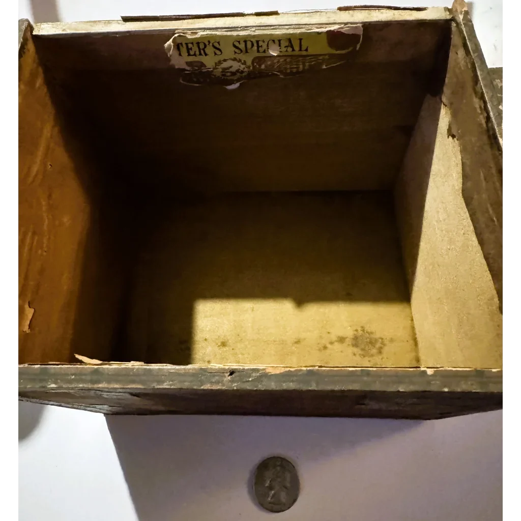 Antique Renter's Special Cigar Box 🗃️ | Louisville Kentucky Factory No. 11 | CMIU Union Label | 1900s