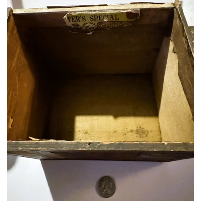 Antique Renter's Special Cigar Box 🗃️ | Louisville Kentucky Factory No. 11 | CMIU Union Label | 1900s
