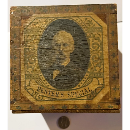 Antique Renter's Special Cigar Box 🗃️ | Louisville Kentucky Factory No. 11 | CMIU Union Label | 1900s