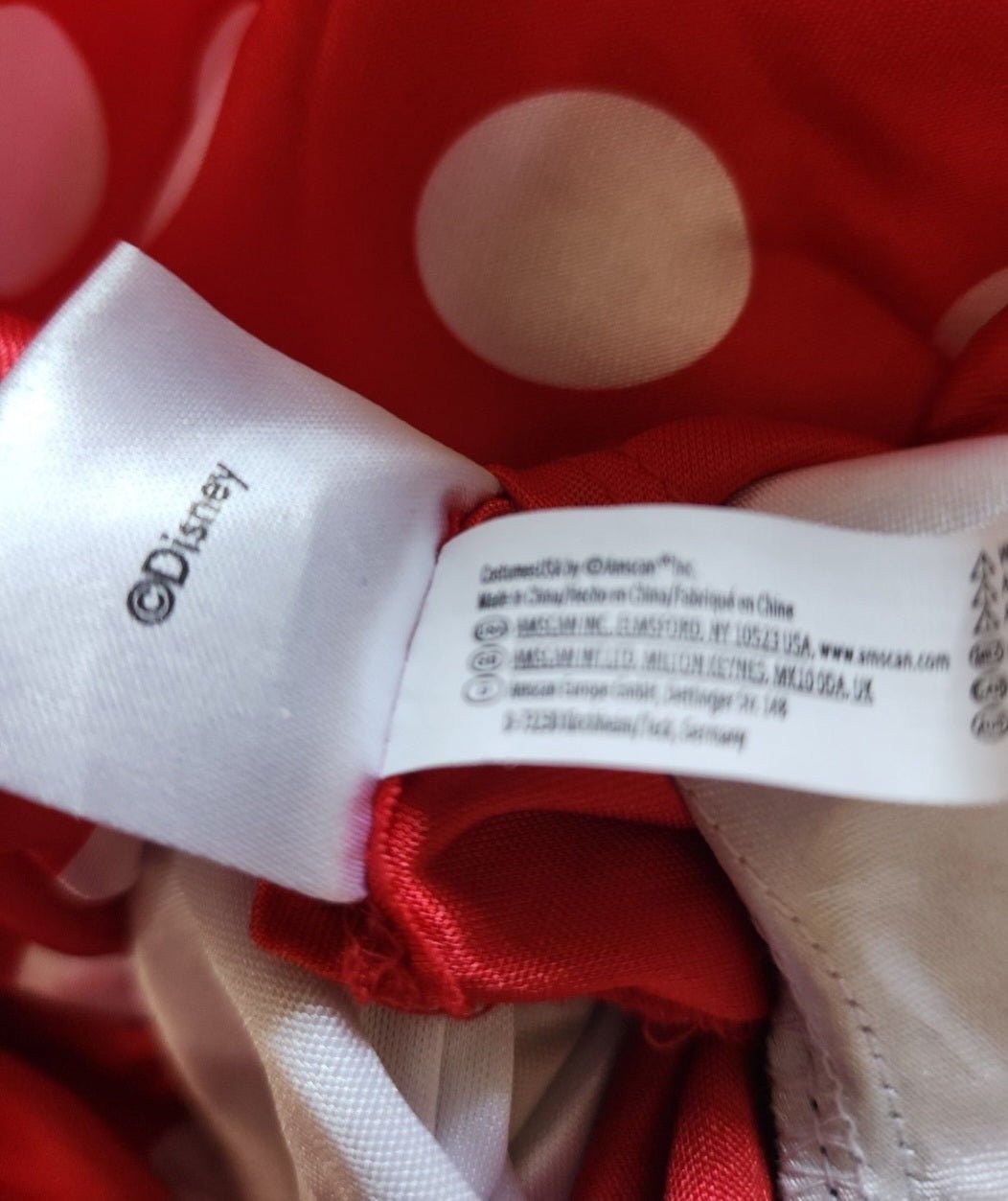 Disney Girls Minnie Mouse Dress costume with Ears costume size XS - I Bought a Yard Sale