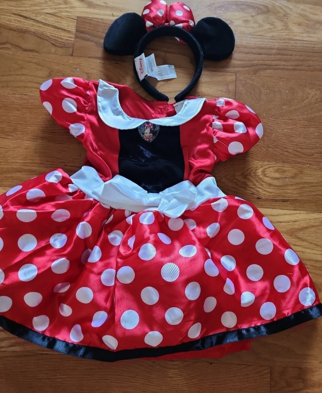 Disney Girls Minnie Mouse Dress costume with Ears costume size XS - I Bought a Yard Sale