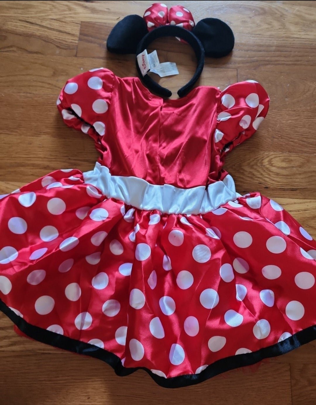 Disney Girls Minnie Mouse Dress costume with Ears costume size XS - I Bought a Yard Sale