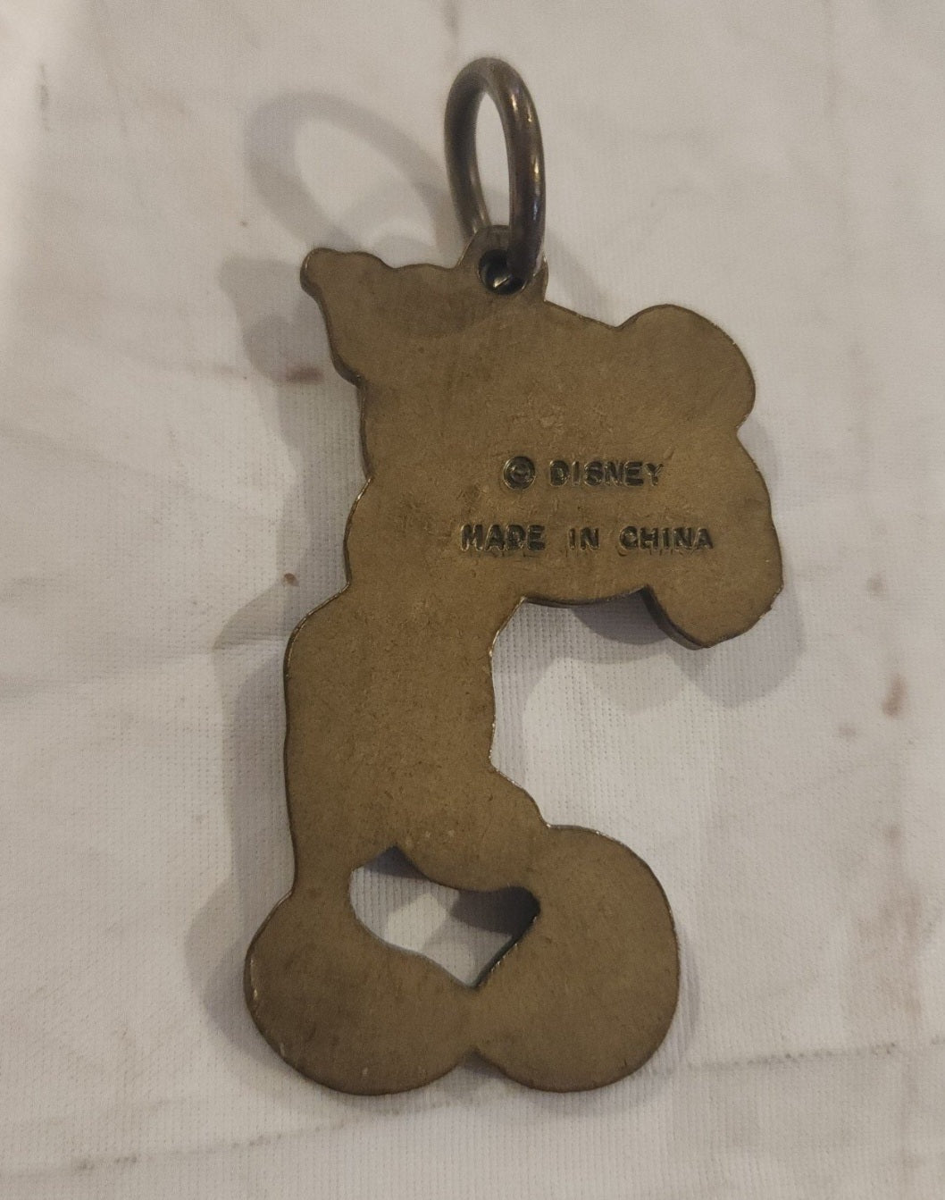Disney Mickey Mouse Brass Charm 2" - I Bought a Yard Sale