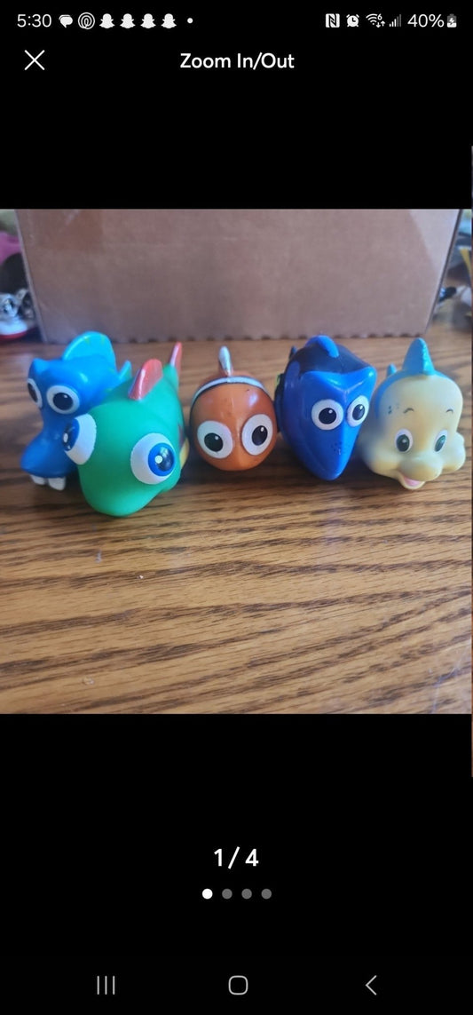 Disney Pixar Nemo Mini Figures Flounder, Dory, Kathy Bucktooth Fish, Marlin & - I Bought a Yard Sale