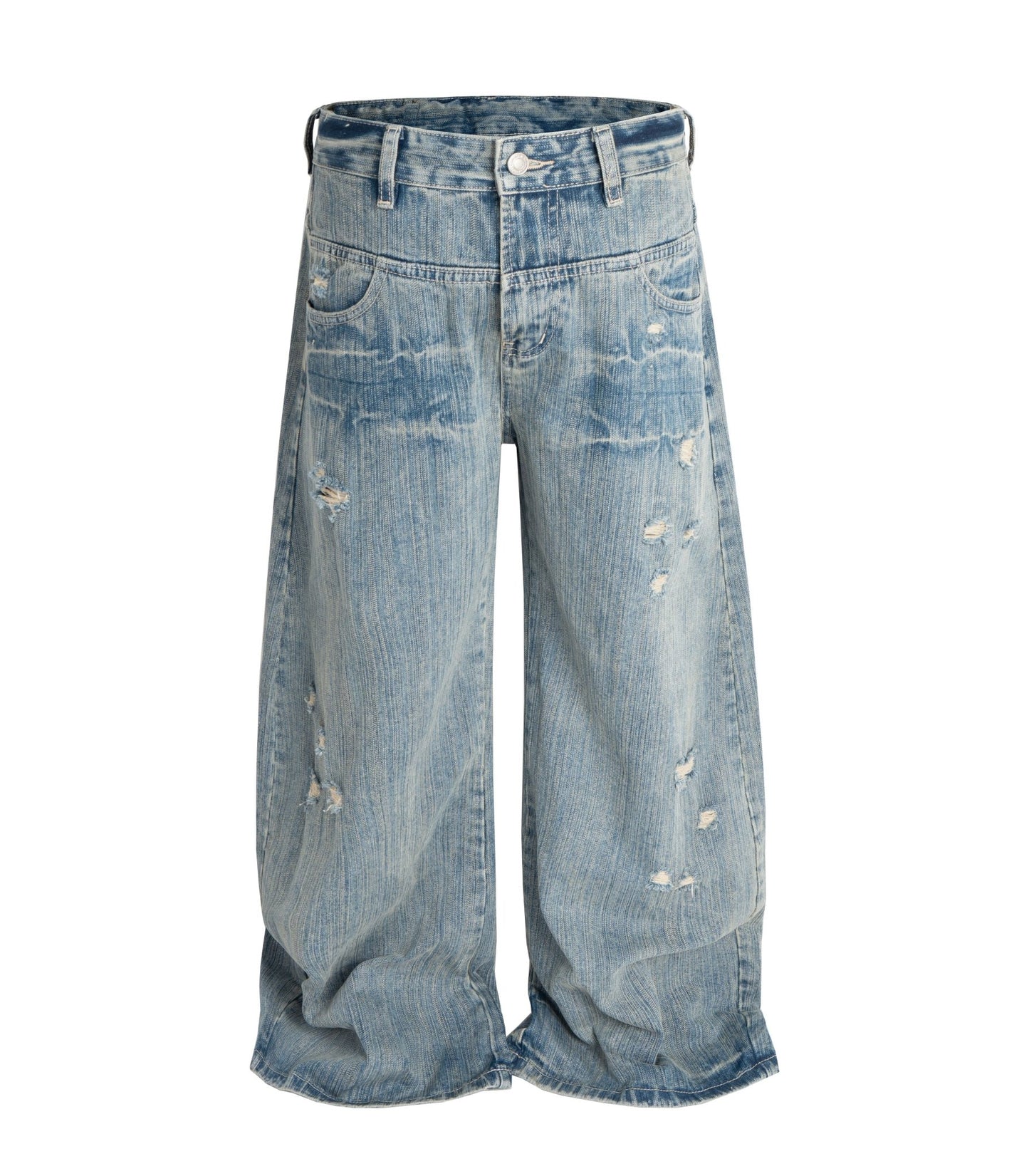 Distressed Double Pocket Jeans - I Bought a Yard Sale