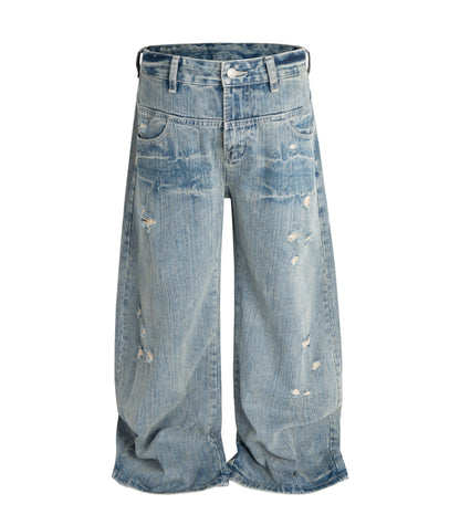 Distressed Double Pocket Jeans - I Bought a Yard Sale