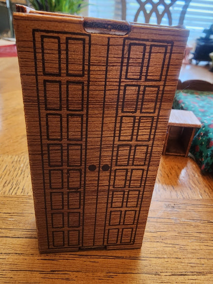 Doll House Bed Wardrobe and nightstand - I Bought a Yard Sale
