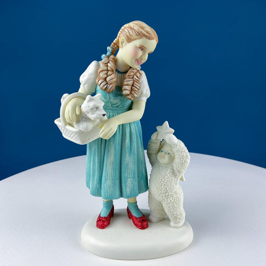 Dorthy in Wizard of Oz with Toto & Snowbabies. Dept. 56 Premiere Edition, Guest Collection. Collectible Porcelain Figurine. - I Bought a Yard Sale
