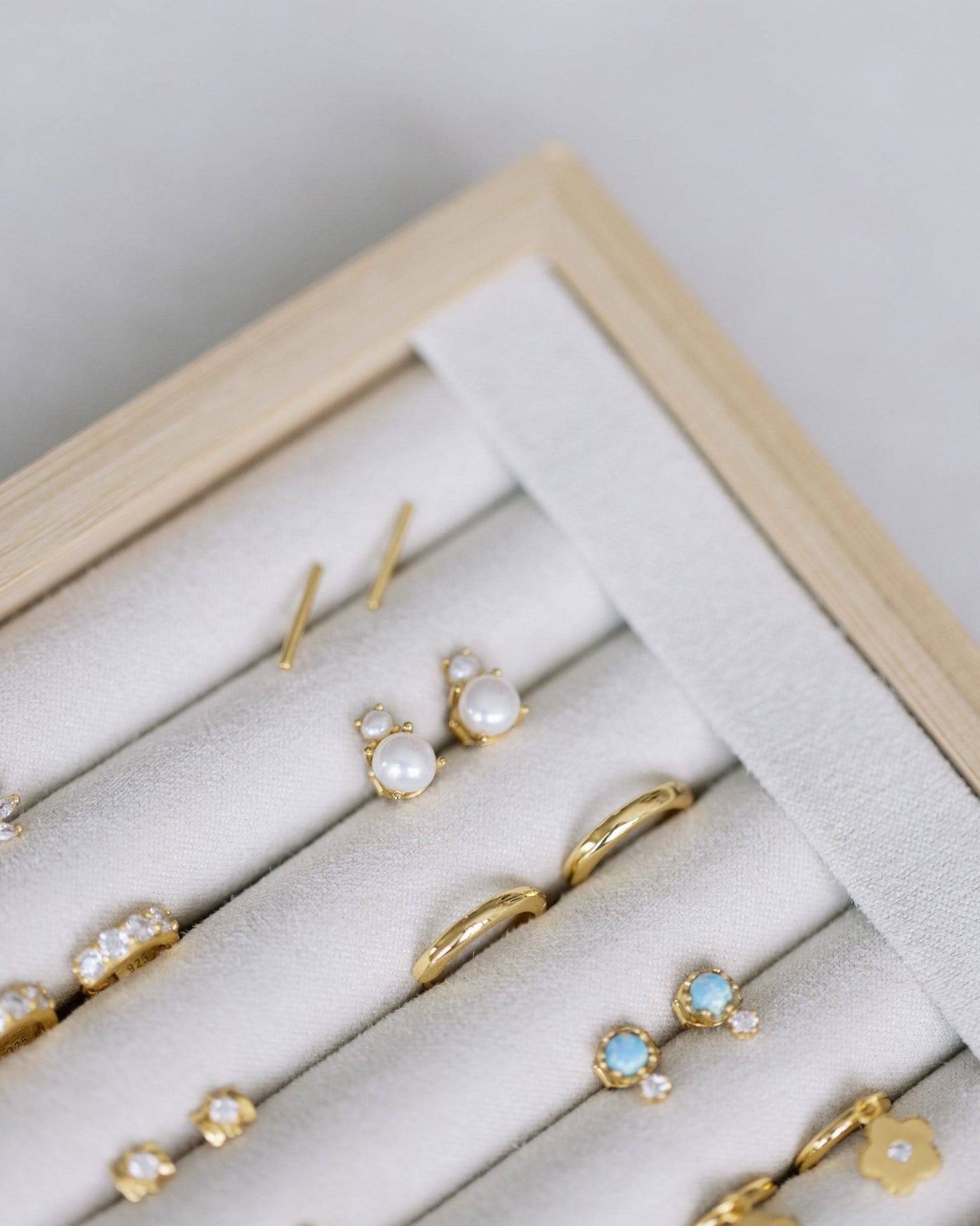 Double Pearl Studs - I Bought a Yard Sale