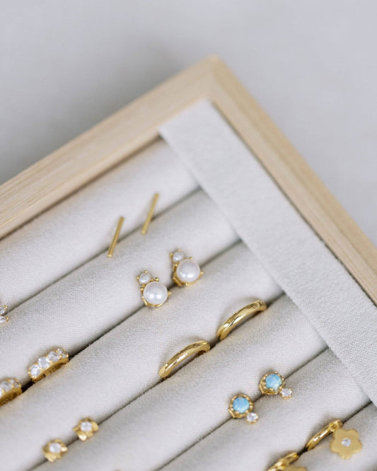 Double Pearl Studs - I Bought a Yard Sale