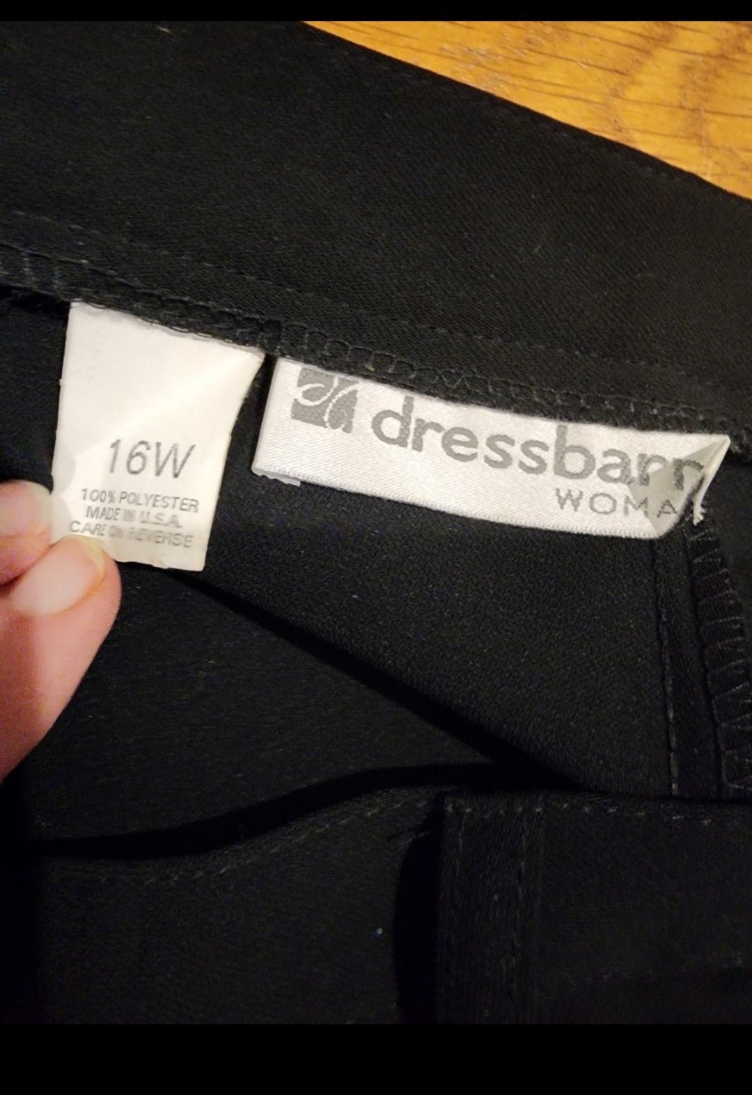 Dressbarn Women Black Dress Pants 16W - I Bought a Yard Sale
