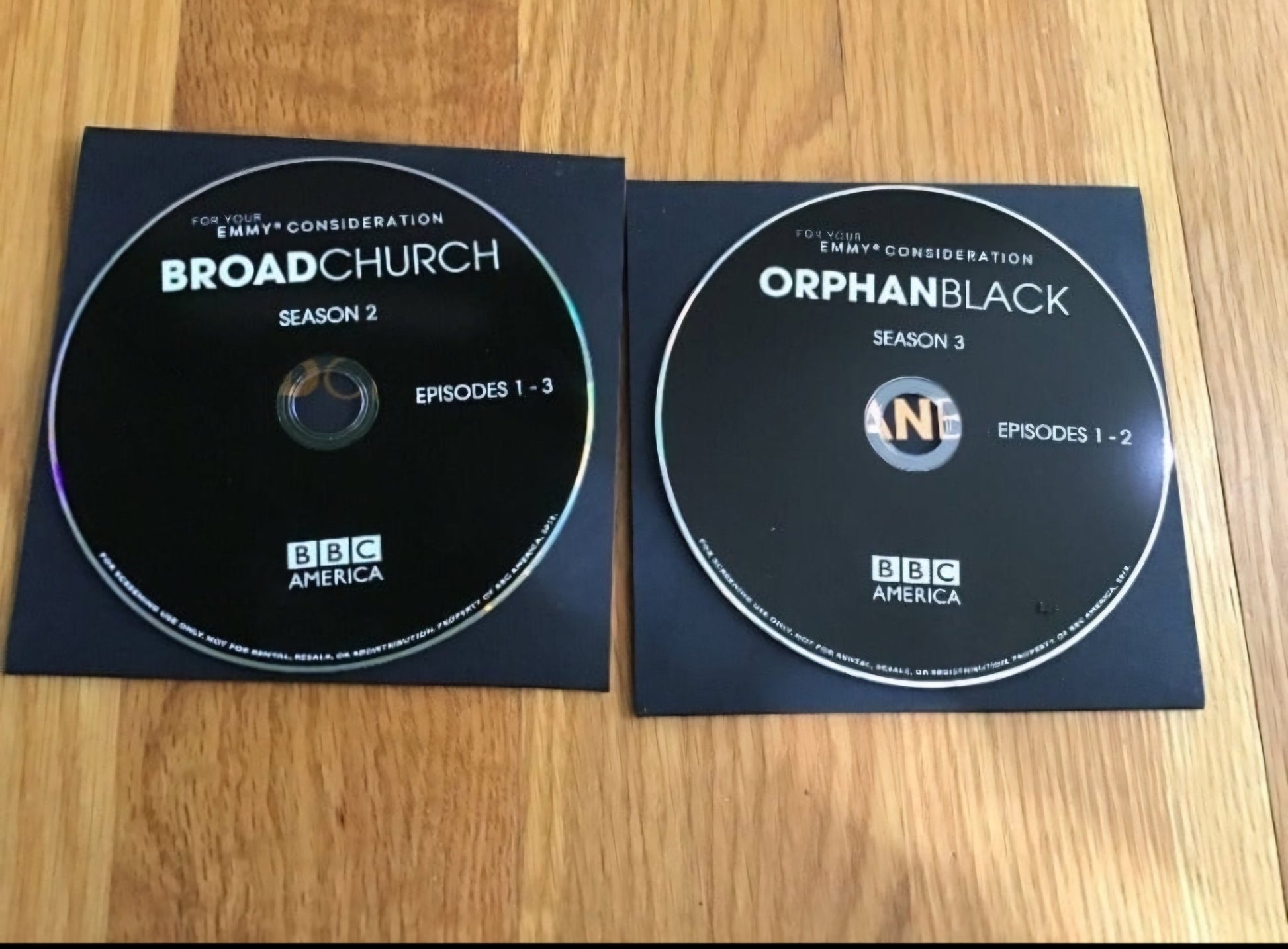 DVD's Broad church 2 & Orphan Black 3 - I Bought a Yard Sale
