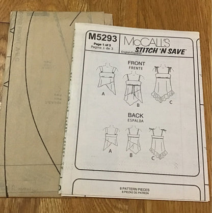 Easy Stitch & Save M5293 Pattern 4 - 10 whimsical shirt - I Bought a Yard Sale