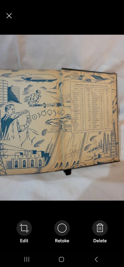 Elements of Chemistry 1944 Book by Allyn & Bacon - I Bought a Yard Sale