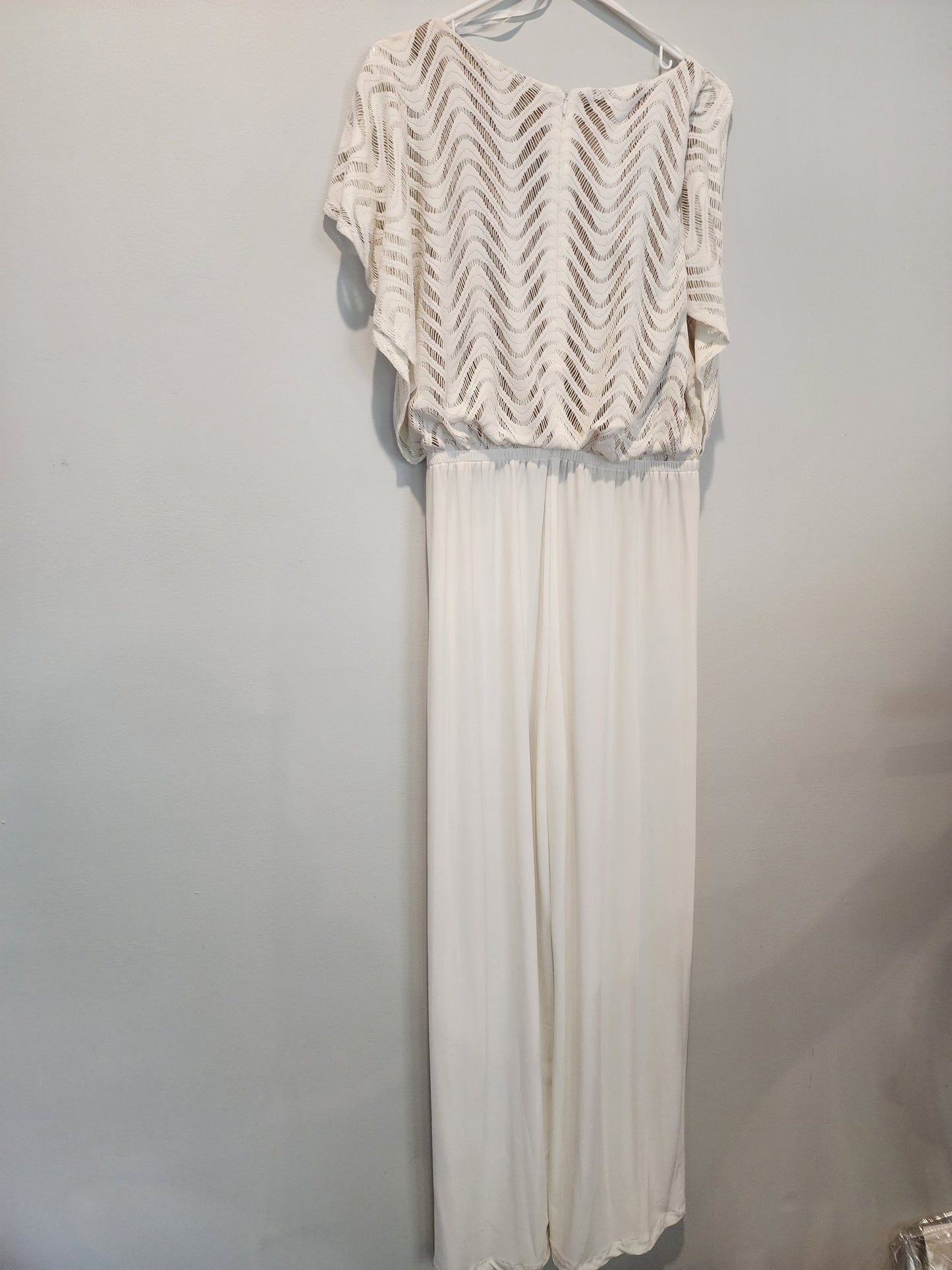 Emma & Michele Pants Jumpsuit For Women M Ivory - I Bought a Yard Sale