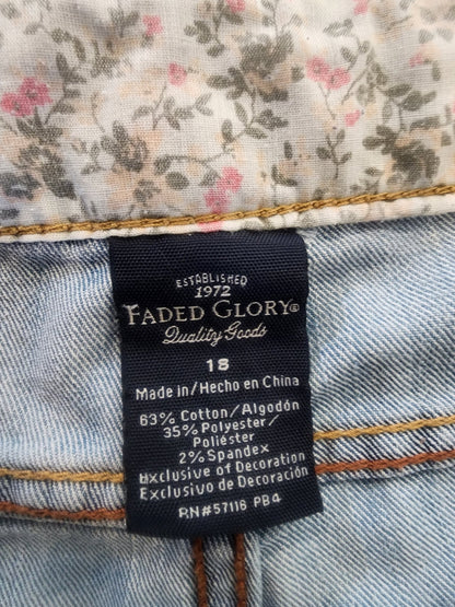 Faded Glory Capri Jeans. Cuffed. Size 18. - I Bought a Yard Sale