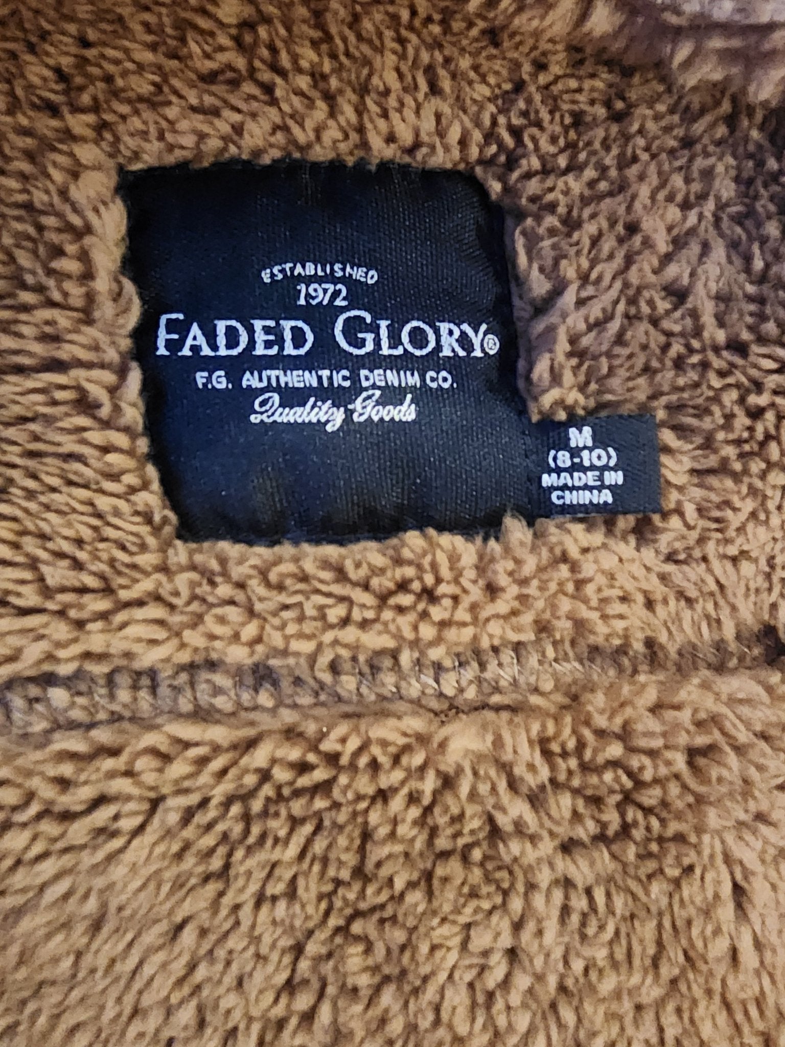 Faded Glory Leopard print Fleece Jacket M - I Bought a Yard Sale