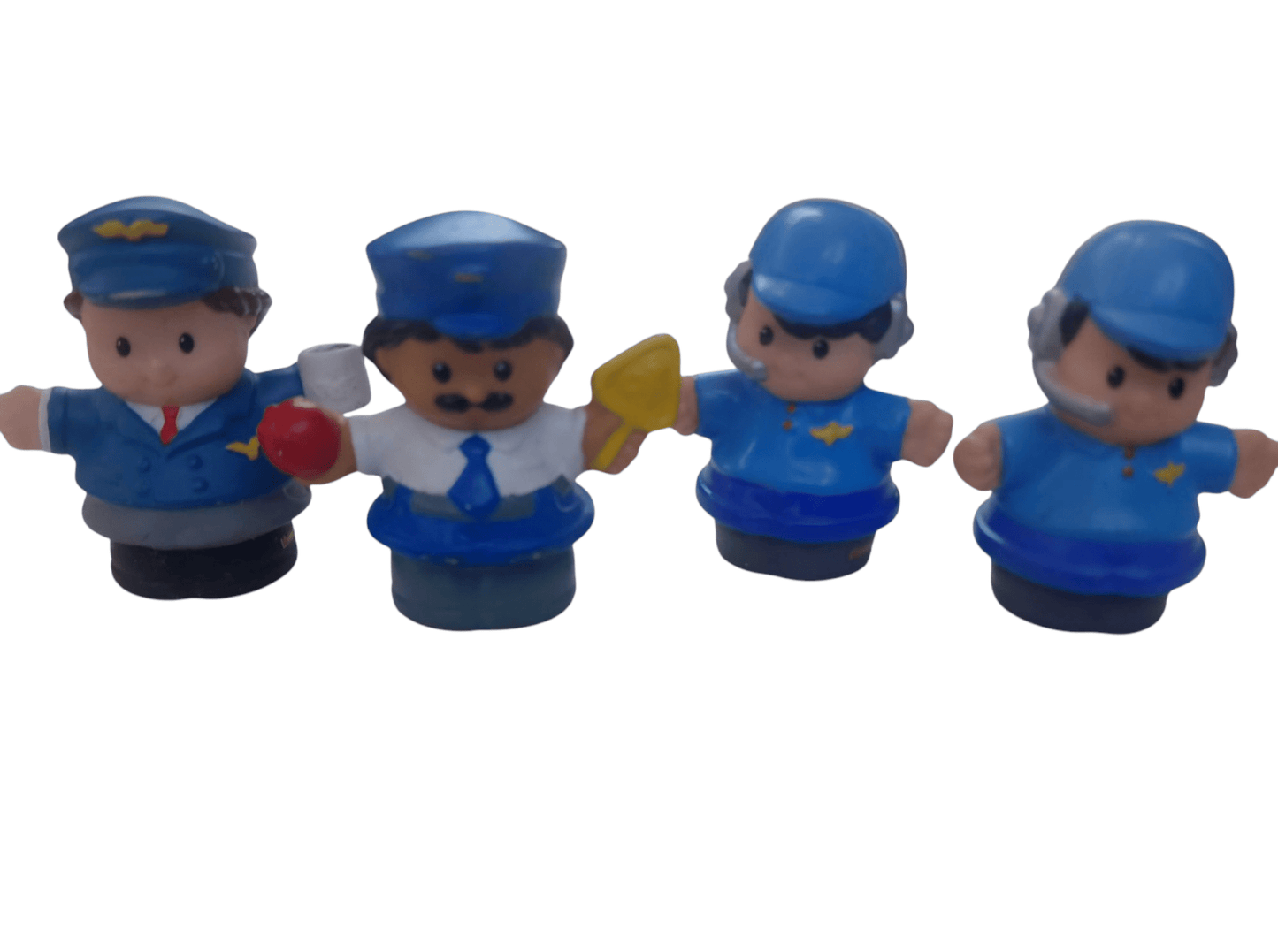 Fisher - Price little people 3 Pilots and 1 bus driver - I Bought a Yard Sale