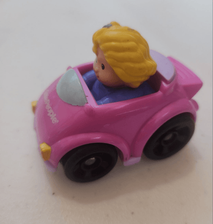 Fisher Price Little People Sarah Lynn Pink Car - I Bought a Yard Sale