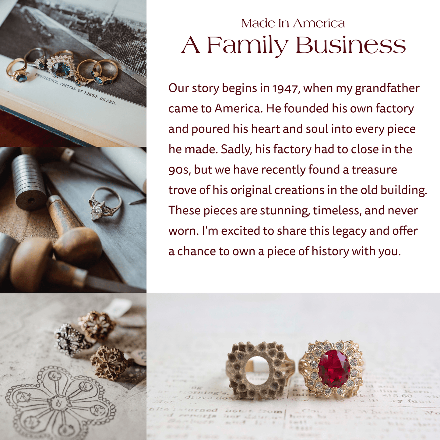 FIVE FOR ONE - Mix of 5 Vintage/Antique Rings for Women We Select Per Your Specifications Made in America - Bulk Pack by PVD Vintage Jewelry - I Bought a Yard Sale