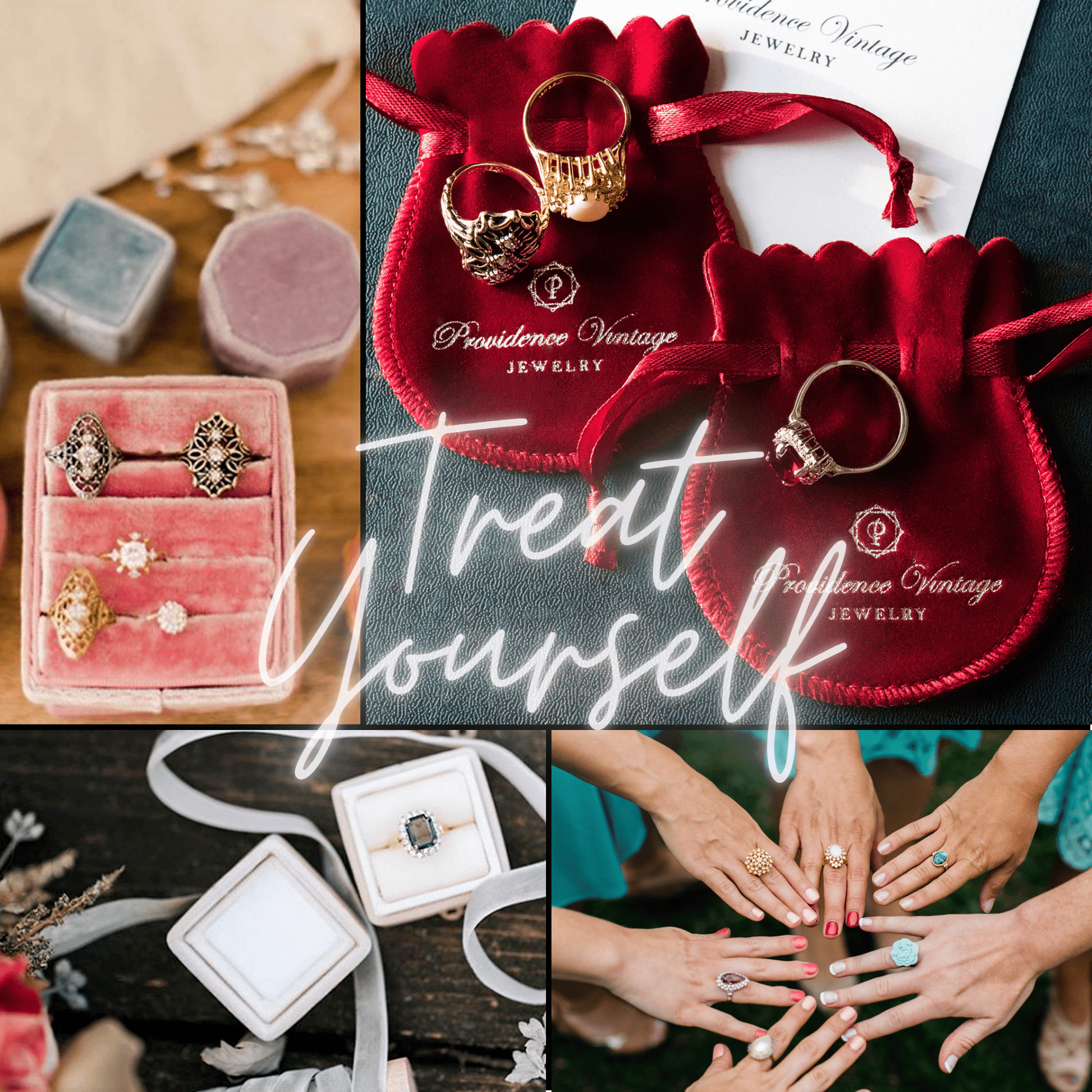 FIVE FOR ONE - Mix of 5 Vintage/Antique Rings for Women We Select Per Your Specifications Made in America - Bulk Pack by PVD Vintage Jewelry - I Bought a Yard Sale