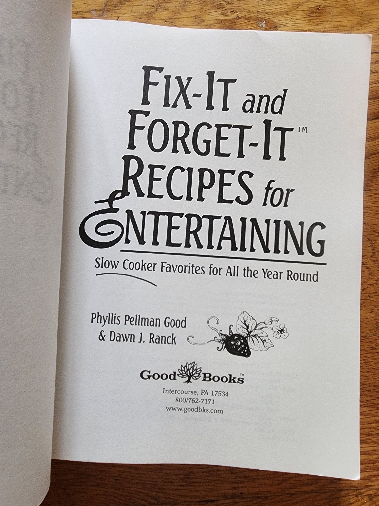 Fix - It and Forget - It Recipes for Entertaining: Slow Cooker cookbook recipes - I Bought a Yard Sale