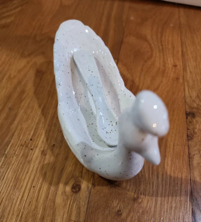 Four Floor 9 Peacock Dipping Bowls with Spoon - I Bought a Yard Sale