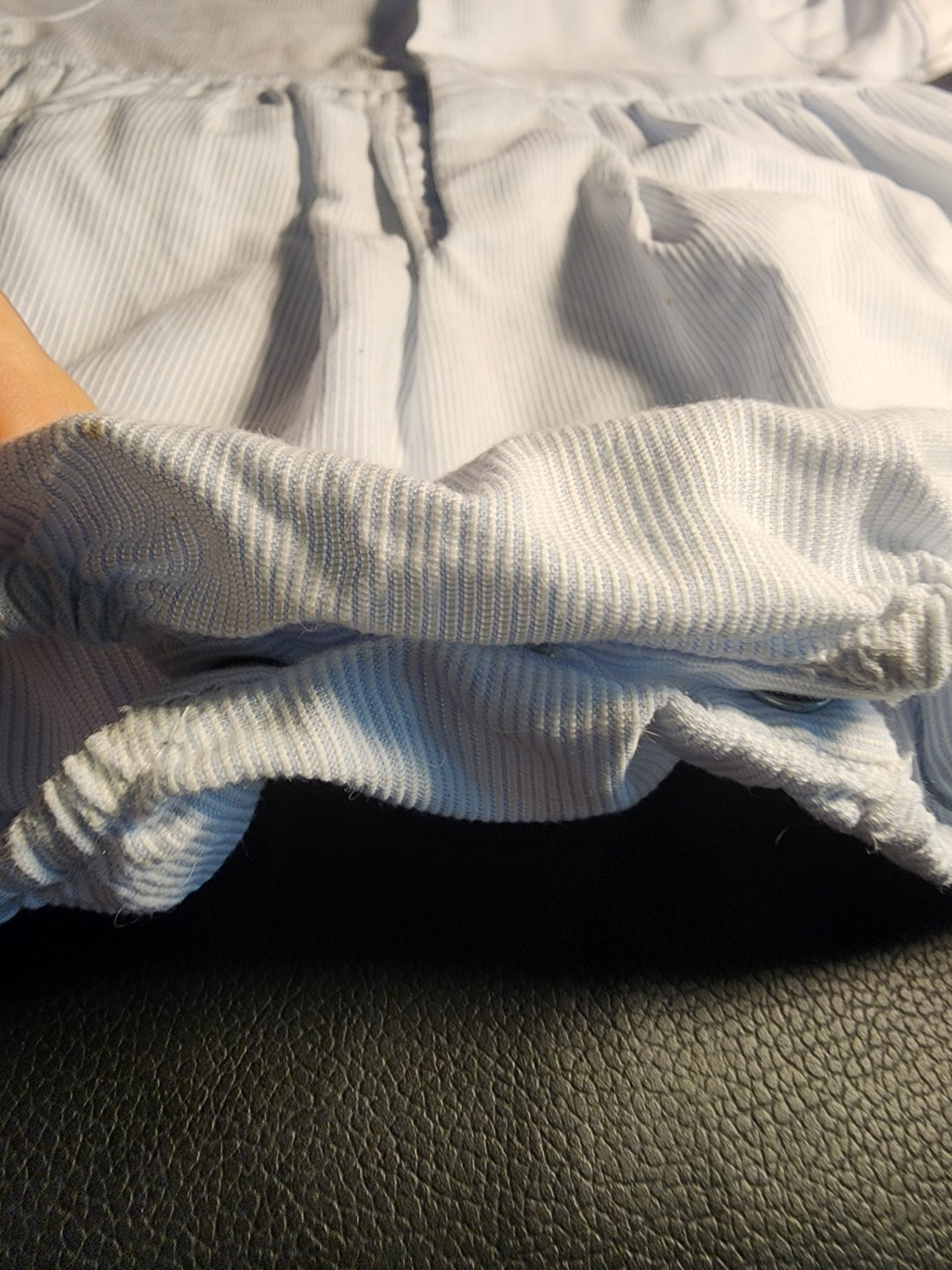 Friedknit Creations Smocked Baby Blue Beach ocean 3 Month Romper for boy - I Bought a Yard Sale