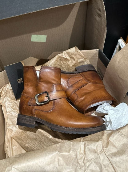 Frye Veronica Booties Women's Oiled Suede Leather Ankle Boots - I Bought a Yard Sale