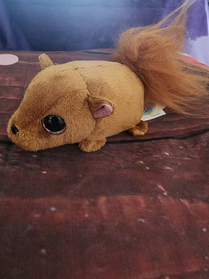 Fuzzee Tails squirrel Plush Nutty New 4" Furry Tail - I Bought a Yard Sale