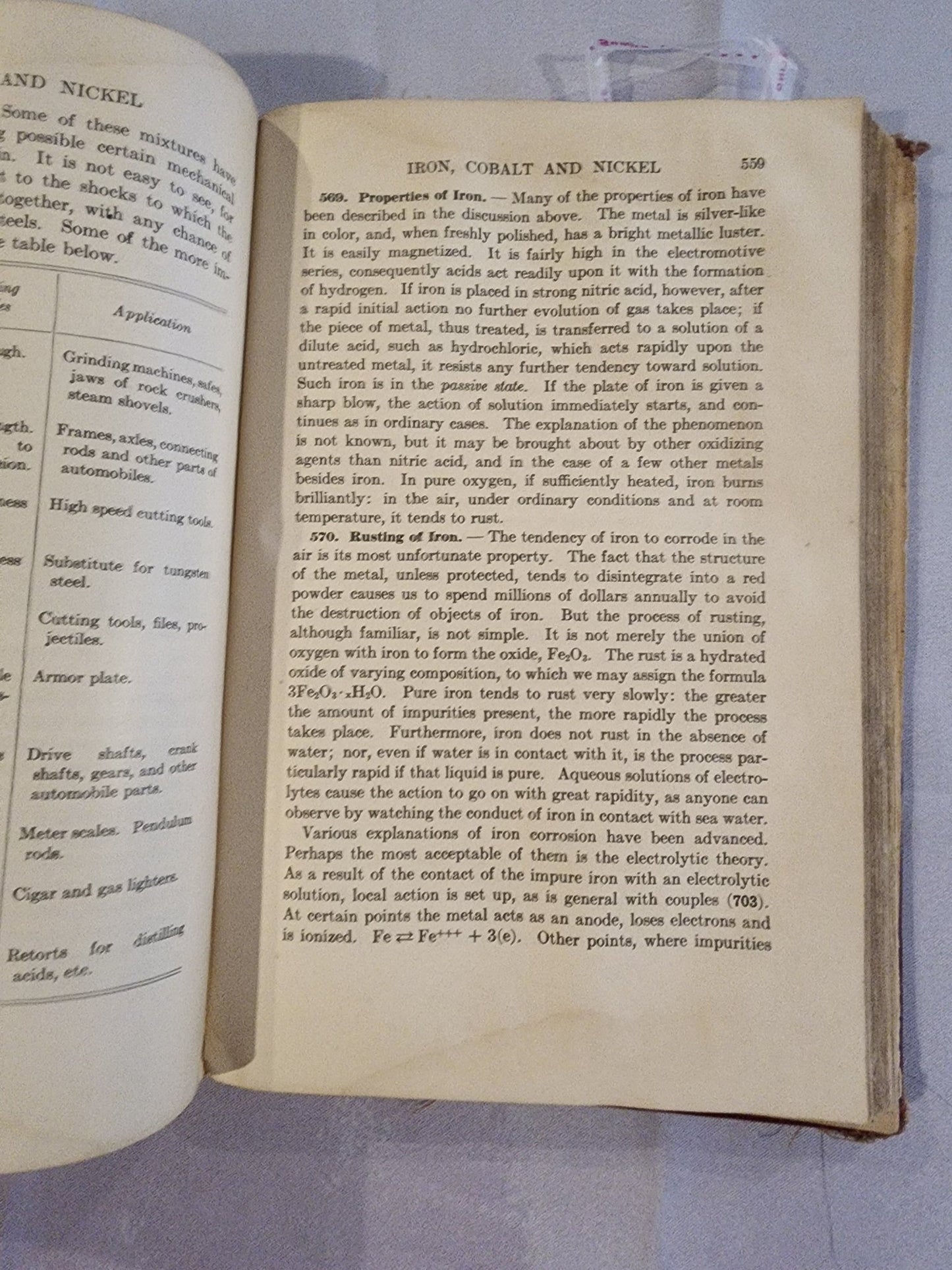 GENERAL CHEMISTRY Leon B. Richardson [Hardcover] 1932 Textbook - I Bought a Yard Sale
