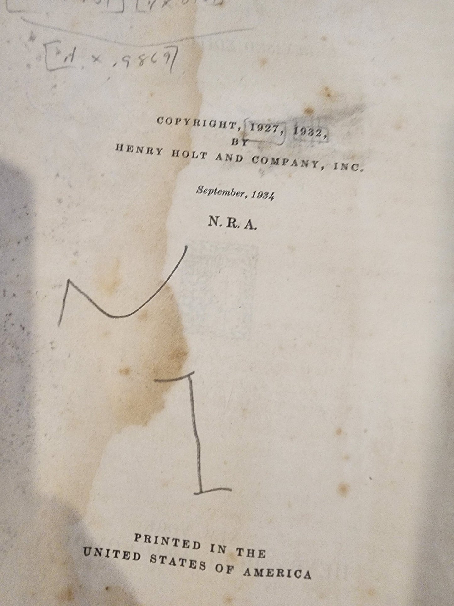 GENERAL CHEMISTRY Leon B. Richardson [Hardcover] 1932 Textbook - I Bought a Yard Sale