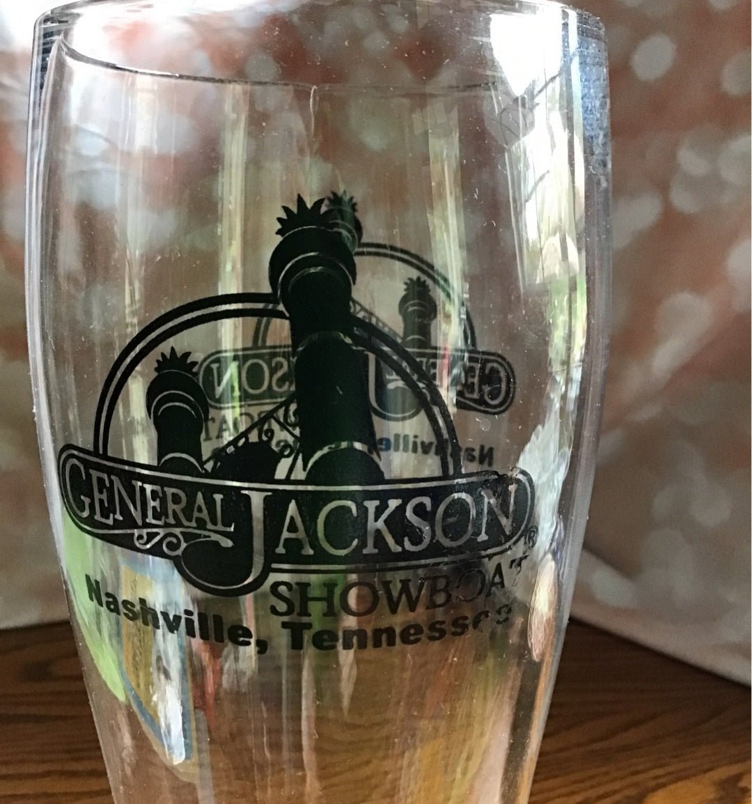 GENERAL JACKSON SHOWBOAT NASHVILLE, TN 11" PILSNER GLASS - I Bought a Yard Sale