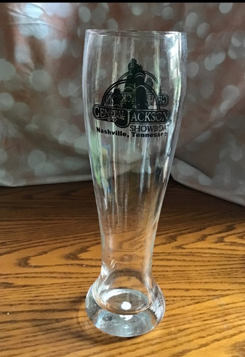 GENERAL JACKSON SHOWBOAT NASHVILLE, TN 11" PILSNER GLASS - I Bought a Yard Sale