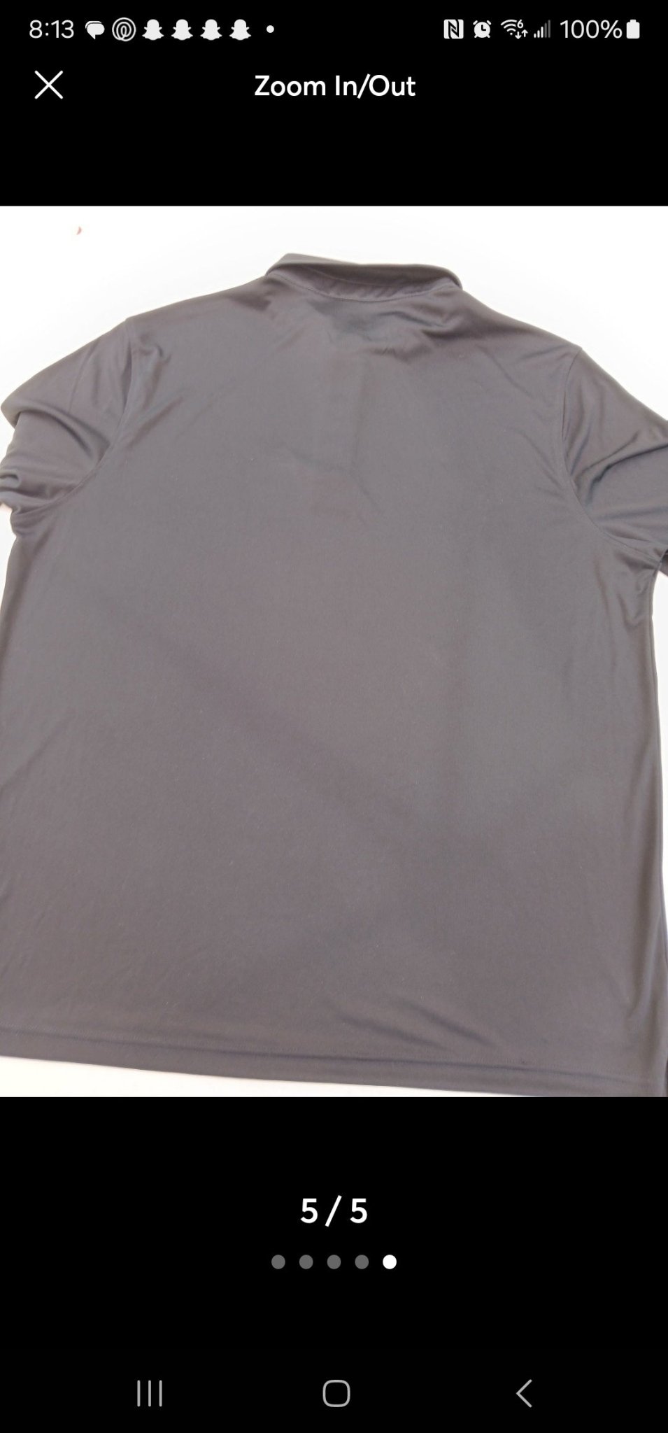 George Men's Performance Polo Shirt XL Black Moisture Wicking - I Bought a Yard Sale