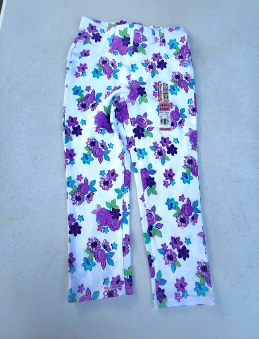 Girls Garanimals Pants Printed Jeggings Purple white 5T - I Bought a Yard Sale