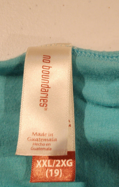 Girl's Jr. Turquoise Lacey Tank Top XL 19, Could also be a Women's small. - I Bought a Yard Sale