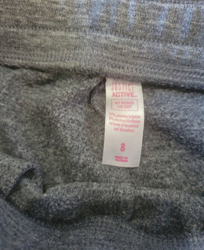 Girls Justice Grey Sweat Pants 8 - I Bought a Yard Sale