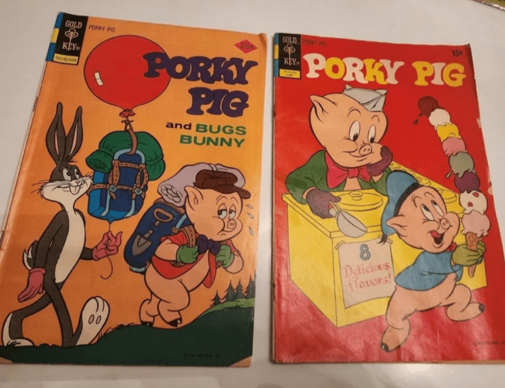Gold Key Porky Pig 66 1976 42 1972 Gold Key - I Bought a Yard Sale