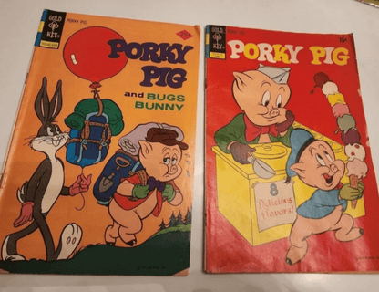 Gold Key Porky Pig 66 1976 42 1972 Gold Key - I Bought a Yard Sale