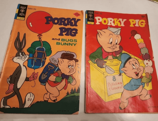 Gold Key Porky Pig 66 1976 42 1972 Gold Key - I Bought a Yard Sale