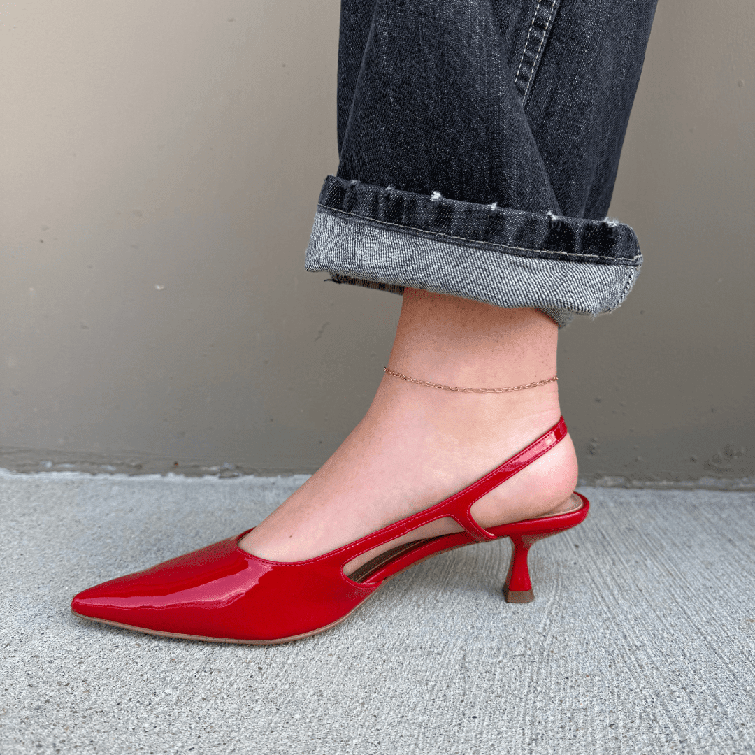 Gold Mini Paper Clip Chain Anklet - I Bought a Yard Sale