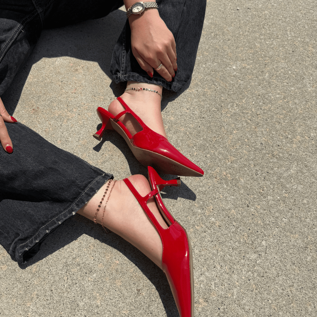 Gold Mini Paper Clip Chain Anklet - I Bought a Yard Sale