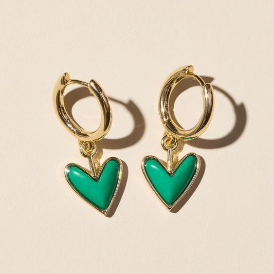 Green Stone Sweetheart Huggies - I Bought a Yard Sale