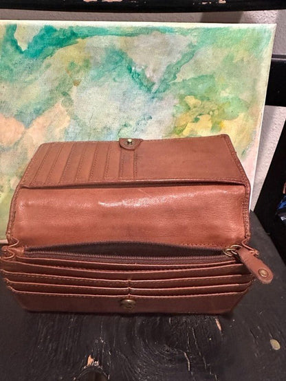Harbour 2nd Brown Leather Hazel Crossbody Bag and Matching Anchor Logo - I Bought a Yard Sale