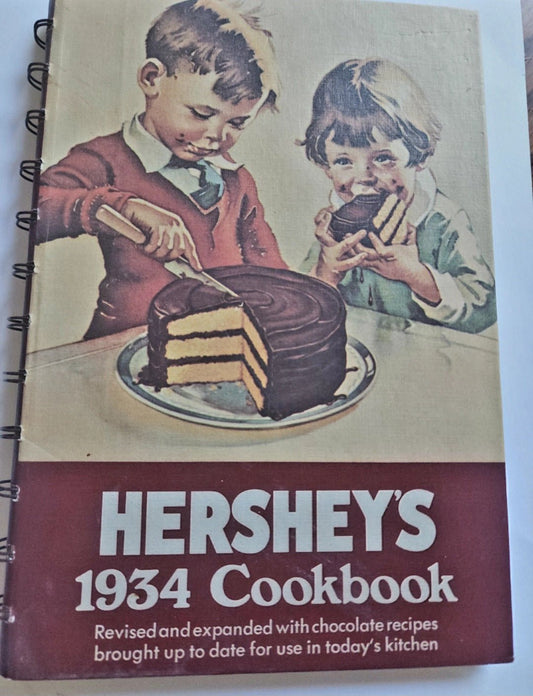 Hershey's 1934 Cookbook Revised and expanded Chocolate Recipes - I Bought a Yard Sale