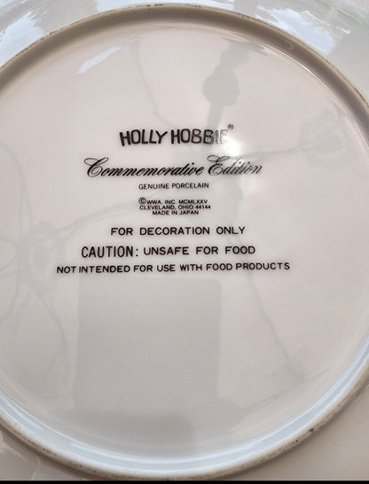 Holly Hobbie Mother's Day Porcelain Plate 1975 Commemorative Edition - I Bought a Yard Sale
