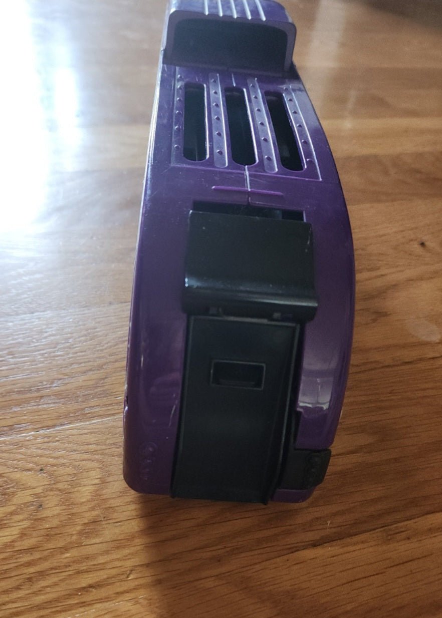 Hot Wheels 2002 Purple Big Rig Car Carrier Semi Truck Mattel Transporter 18" - I Bought a Yard Sale