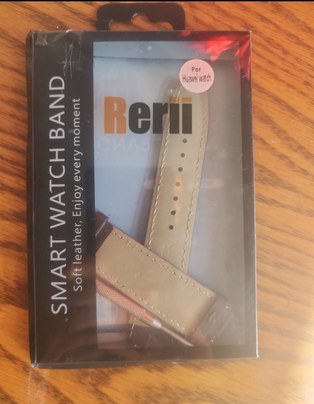 Huawei smart watch Brown Leather band, open box, never used. Sku 521 - I Bought a Yard Sale